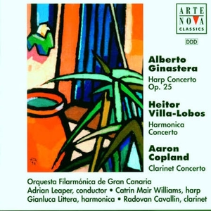 Ginastera Villa Lobos Copland Concertos